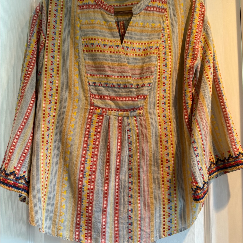 Ivy Jane Colorful Patterned Blouse